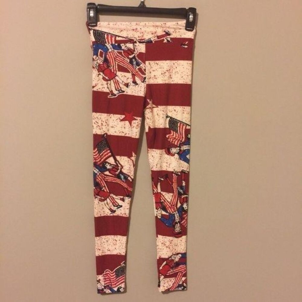 LuLaRoe Tween 2017 Americana July 4h Leggings